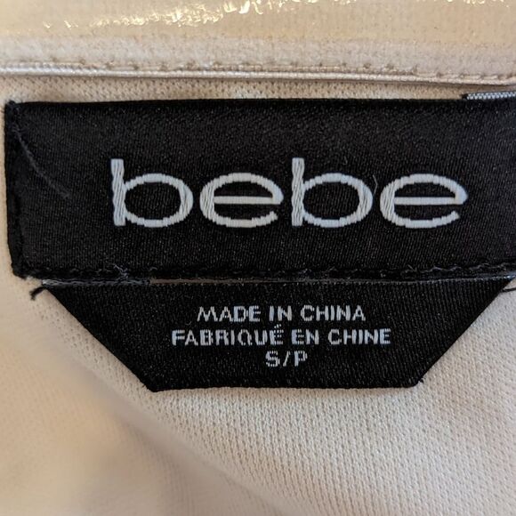 Bebe Cream Bodycon Studded Mini Dress - Picture 6 of 7